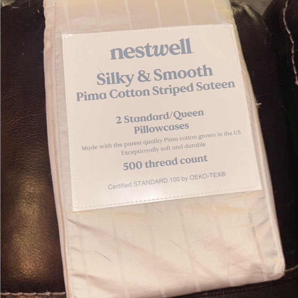 Nestwell PimaCott Standard/Queen Pillowcases
